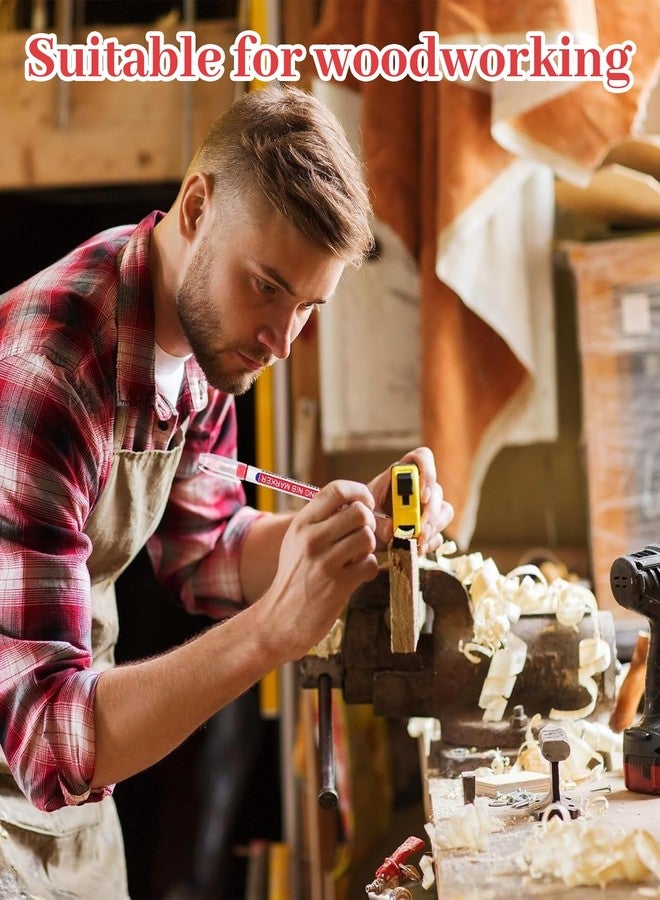 Buildcon Deep Hole Marker Pen, Tracer Marker Pen, Carpenter Pencil, Long Nib Marker for Wood, Metal, Concrete, Professional Construction Tools, Industrial Use, DIY Projects (8) - Image 5